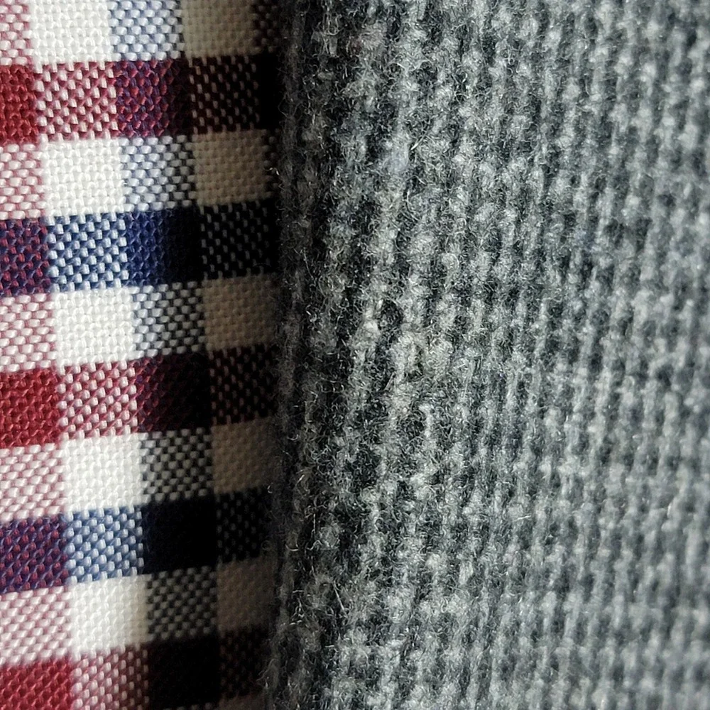 VTG Town Craft Men's Tweed Sport Coat Blazer Two Button Gray‎ Wool Size 44R
